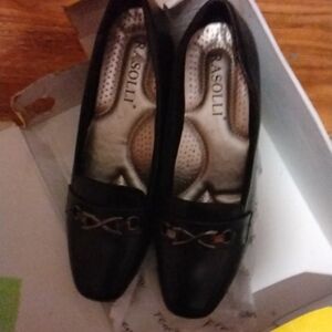 Rasolli Women's Elegant Black Loafers